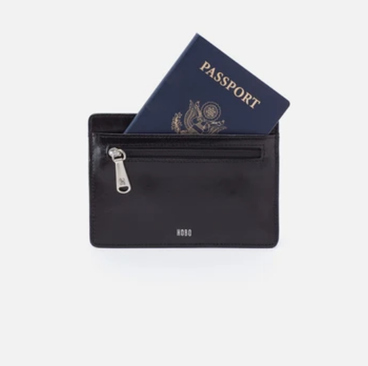 A HOBO best seller, the Euro Slide is both your leather card case for every day and your passport wallet for travel, keeping your important items organized in your purse or carryon bag. Check it out at the Painted Cottage in Edgewater, MD