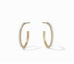 Windsor Hoop Gold Crystal | Small