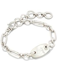 Ashlyn Chain Silver With Mother of Pearl