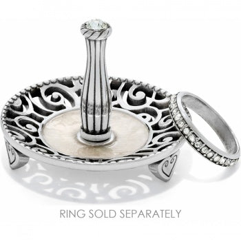 Brighton Lacie Daisy Ring Holder, Depth: 1 3/4" Height: 1 1/4" Material: Swarovski crystal Finish: Enamel. Shop at The Painted Cottage an Annapolis Boutique