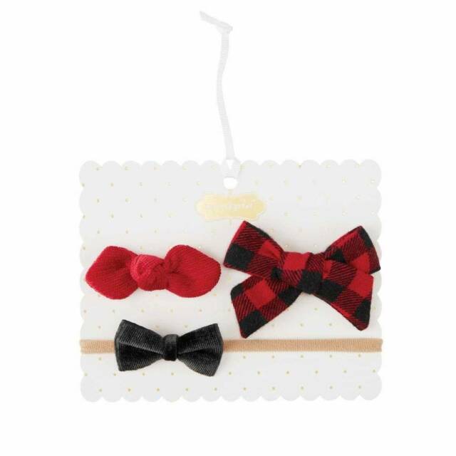 Buffalo Check Bow Set