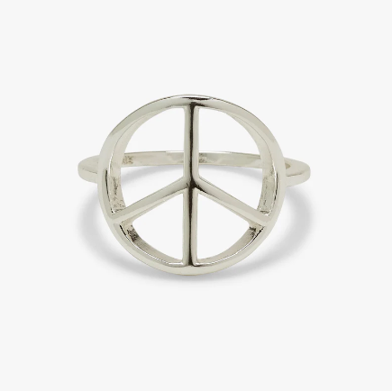 PEACE SIGN SILVER