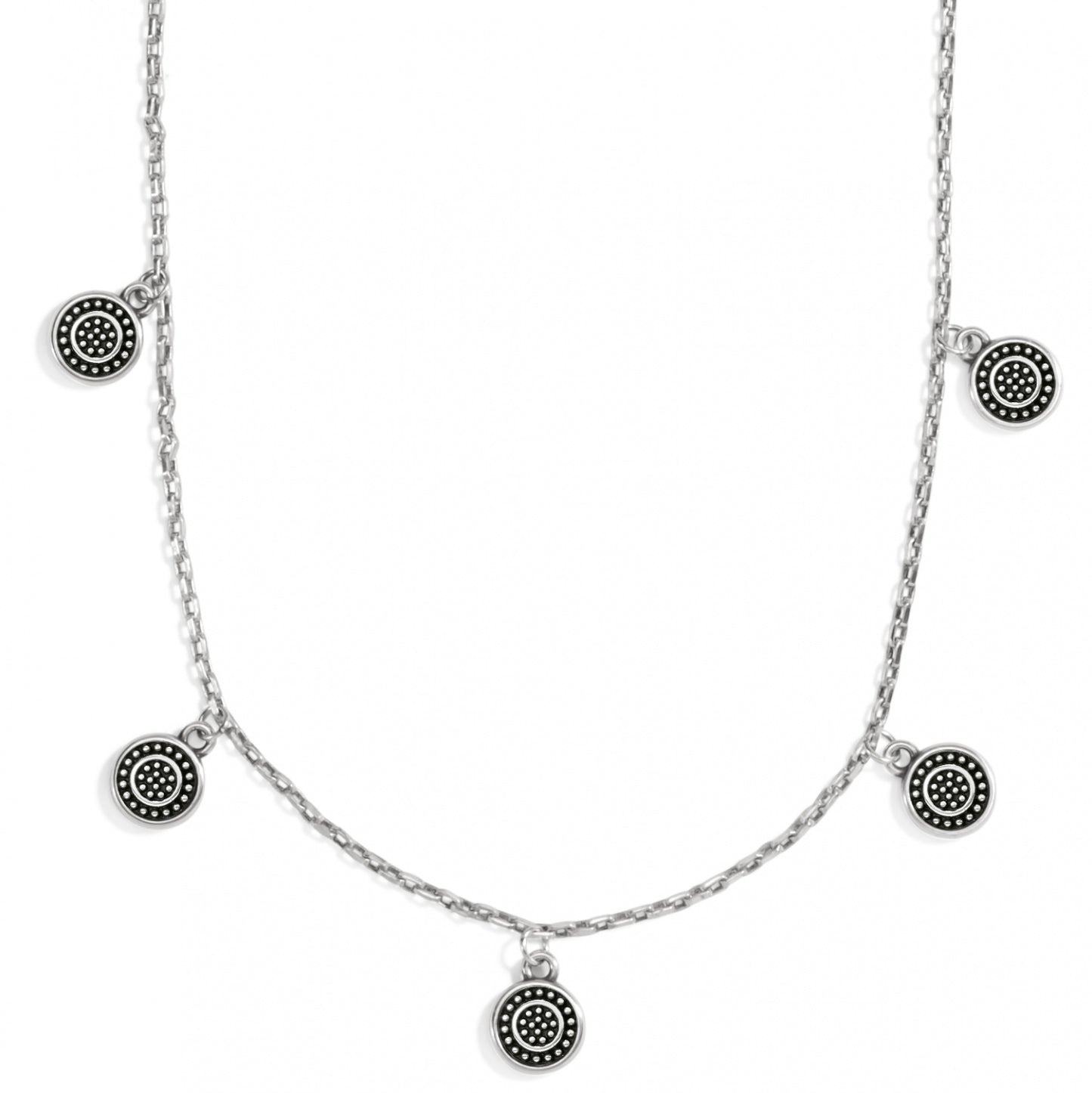 Pebble Round Droplet Necklace