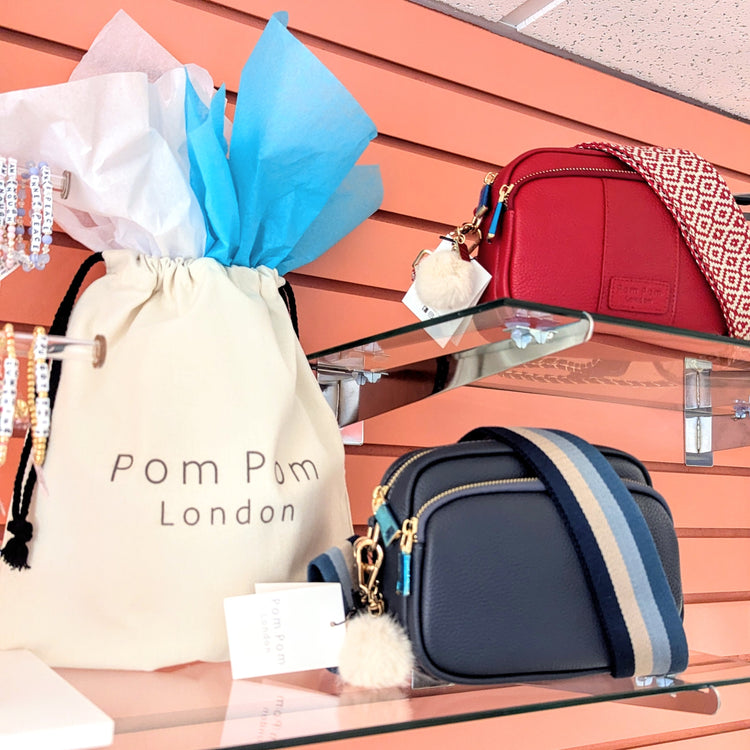 pom pom london leather bags purses with straps at the painted cottage