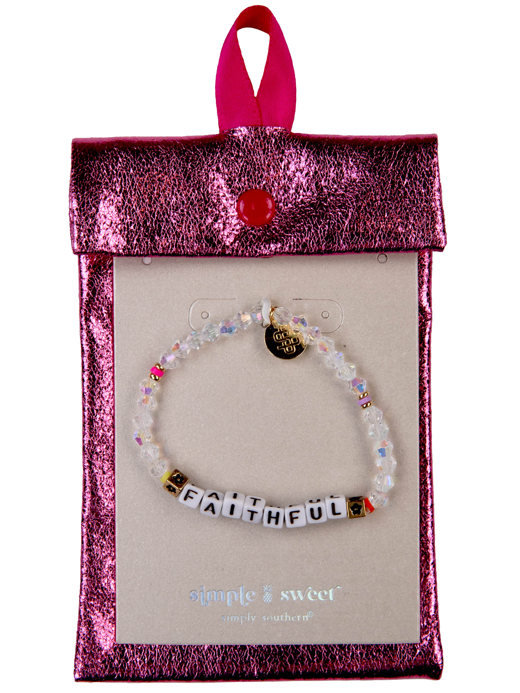 Simple & Sweet Bracelet - Faithful Simply Southern Jewelry 0124-JWL-SIMPLEBRAC-FAITHFUL