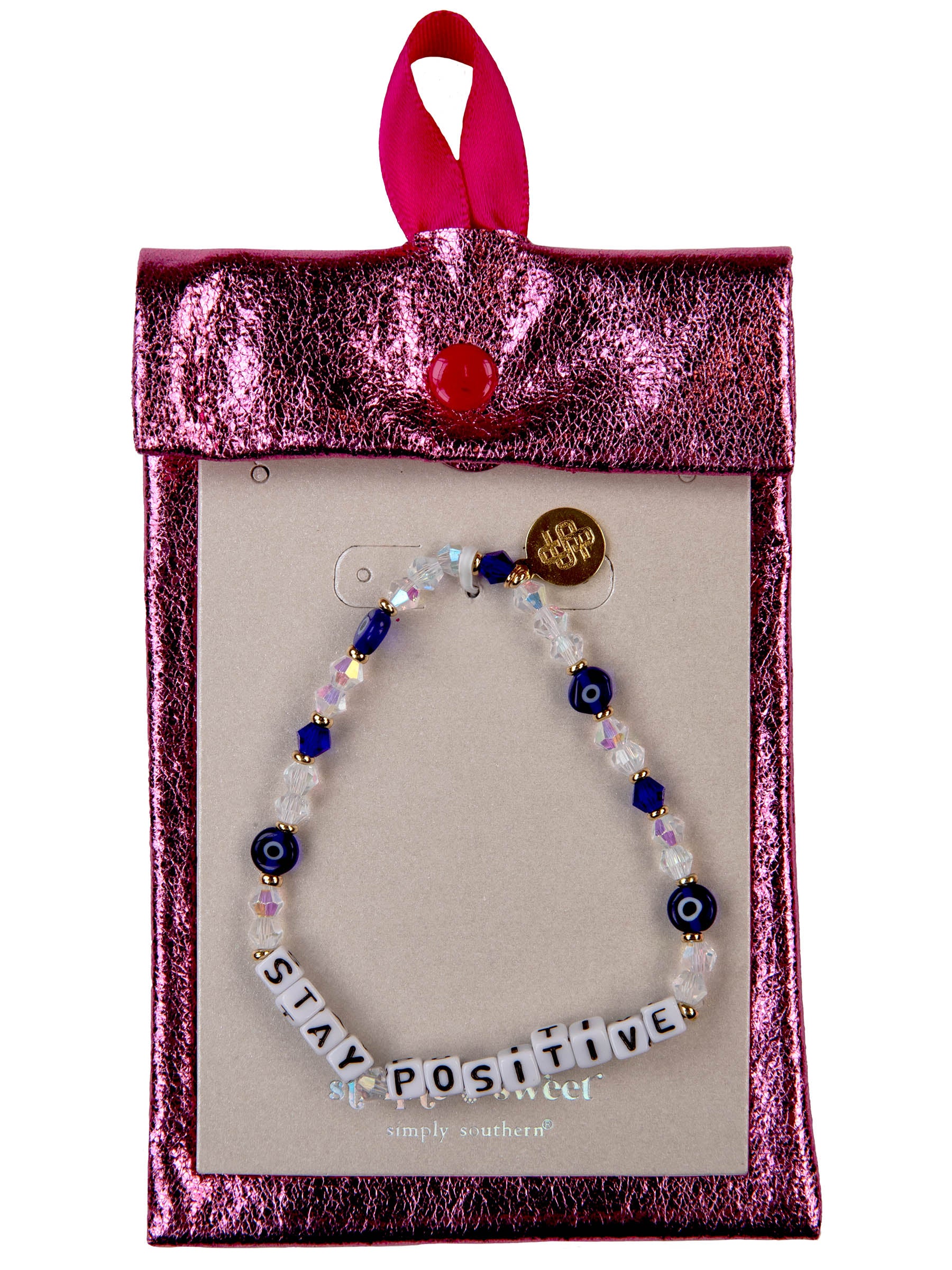 Simple & Sweet Bracelet - Stay Positive Simply Southern Jewelry 0124-JWL-SIMPLEBRAC-POSITIVE