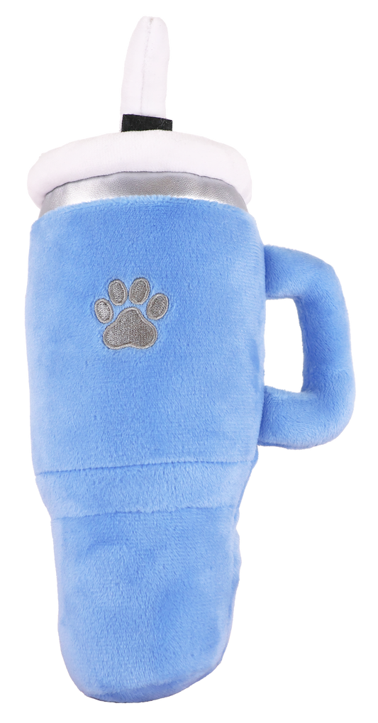 SS Blue Tumbler Dog Toy Simply Southern Pet Friendly 0224-PET-TOY-BLUTUMBLER