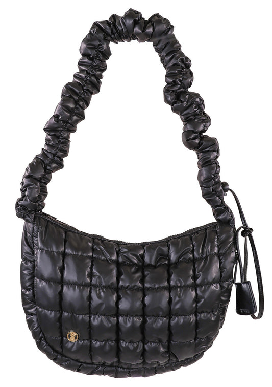 SS Puff Shoulder Bag - Black Simply Southern Bags 0224-bag-puff-shldr-black__45382