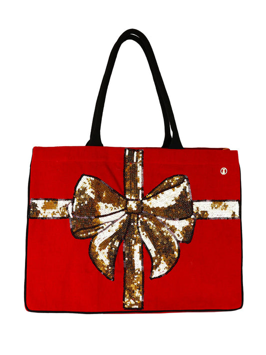 SS Sequin Bow Tote Simply Southern Holiday 0224-bag-tote-emb-bow__72096