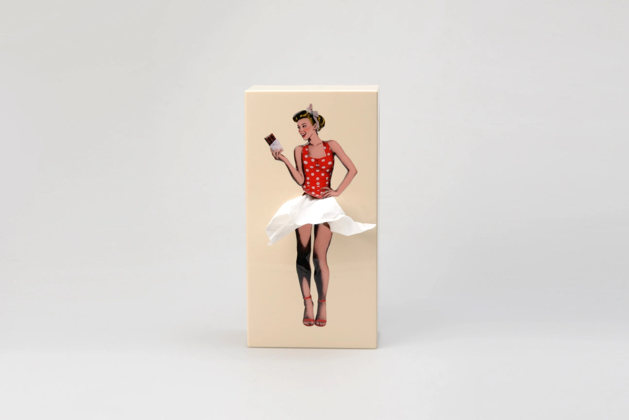 Flying Skirt Tissue Box