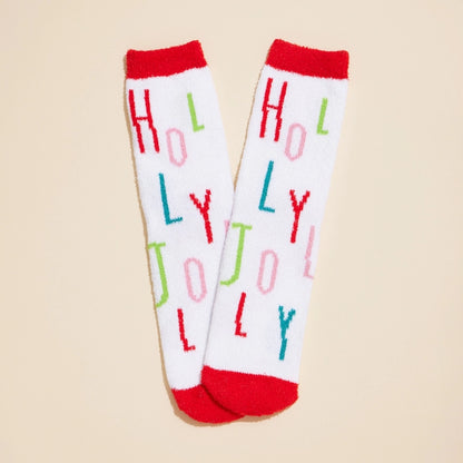 Whimsical Christmas Fuzzy Socks Assorted Pack of 4 Lilla Haven Holiday 06bf3a8a41b78c2a4b1fbde9767c36fee75f5edf4d32097cdbd7a351fe07820a