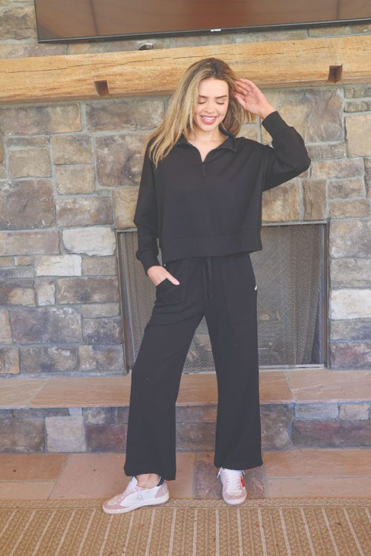 SS Flare Pant - Black XXL Simply Southern Womens Apparel 1V2A1302-1-683x1024