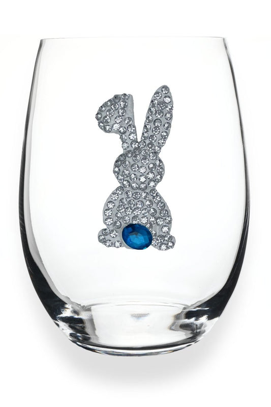 2024 Easter Bunny Jeweled Stemless