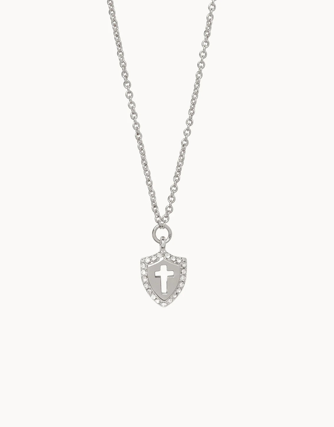 Sea La Vie Necklace Faith Over Fear - Silver