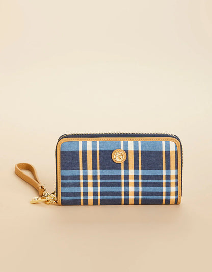 449 Wallet Kalalanta Plaid Navy SPARTINA Bags 392862