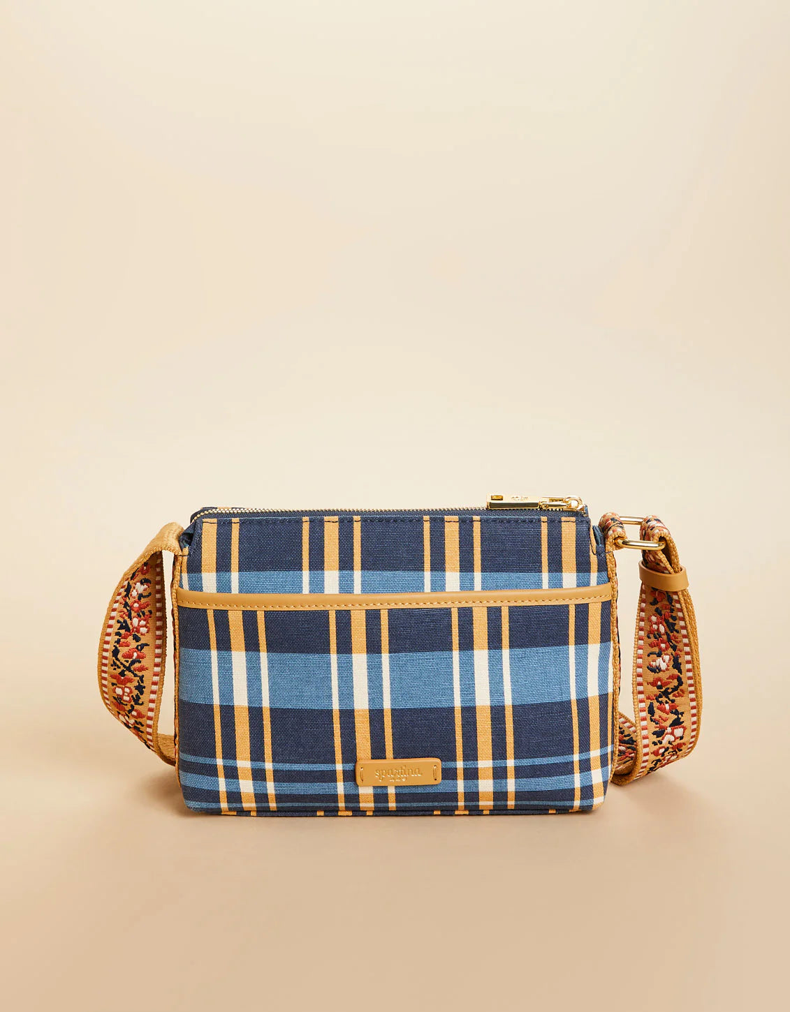 Rosie Crossbody Kalalanta Plaid Navy SPARTINA Bags 393005b