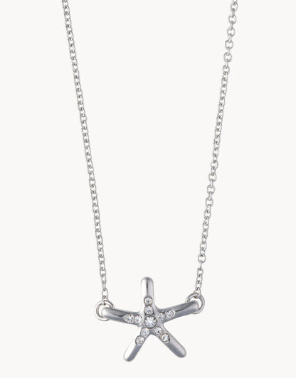 Sea La Vie Necklace Shine/Starfish - Silver SPARTINA Jewelry 501569b