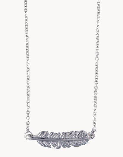 Sea La Vie Necklace Follow Your Dreams/Feather - Silver SPARTINA Jewelry 501576b