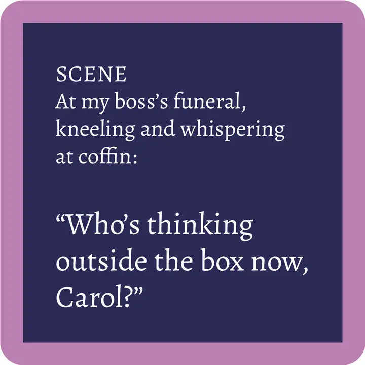 Boss's Funeral Coaster DRINKS ON ME COASTERS Home 5775f24ebcd4218aa310b3b6dc2c1ead64da1d07221405fa41bbea9a86195406