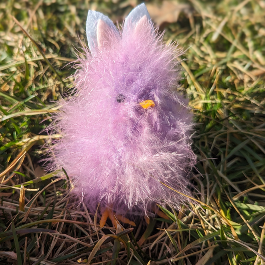 Feathery Chick - Purple