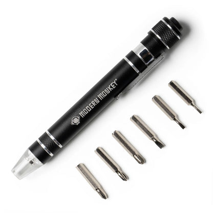 Screw’D Up 6-in-1 Mini Led Screwdriver Black DM Merchandising Home 600d6b0c6a463de89c06ff2c0a0ec4c47bdd5dc2346113160b86ab2c2d16e114