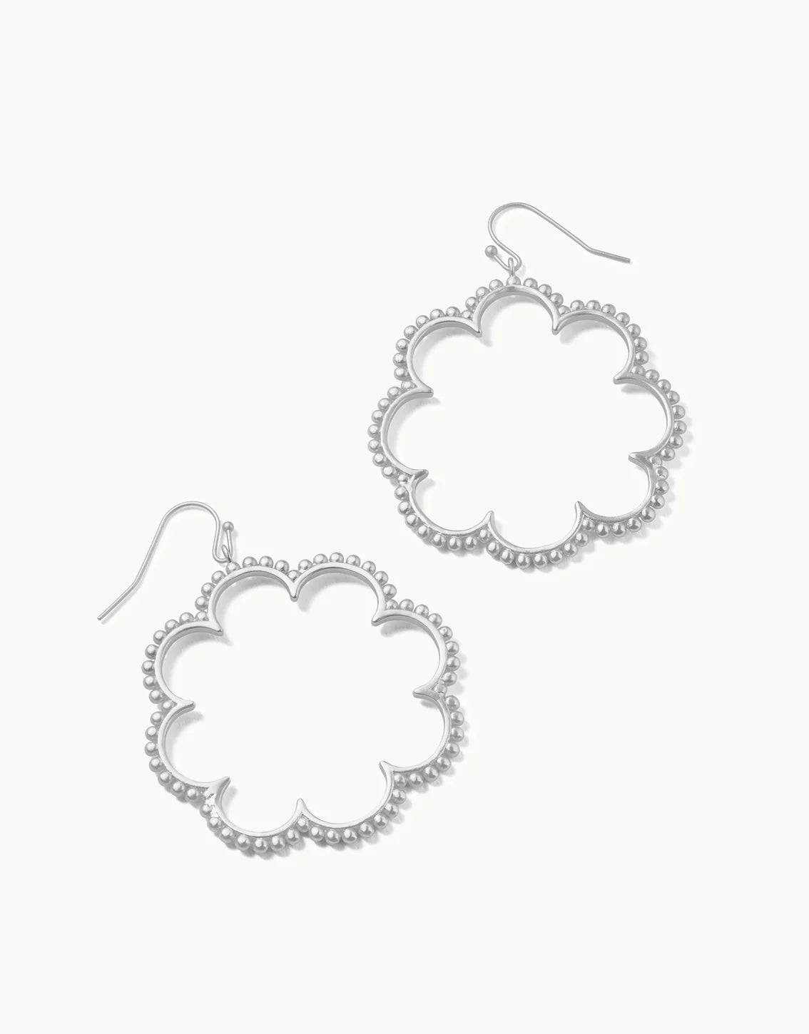 Dotted Daisy Earrings Silver SPARTINA Jewelry 679244