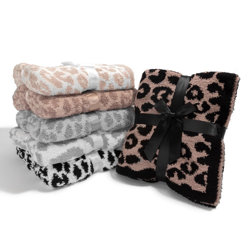 Leopard print 2024 throw blanket