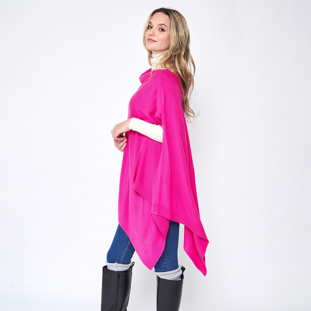 Love Scarf Poncho - Hot Pink Judson Womens Apparel 7319000_1