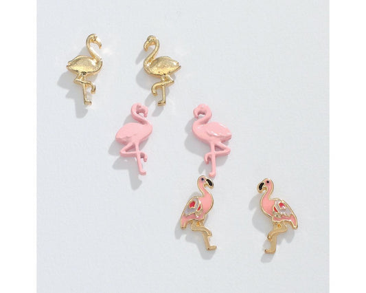Flamingo Trio Earrings