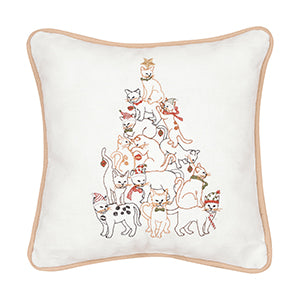 Cat Tree Pillow C & F ENTERPRISES Holiday 81215387A_ce9a8202-352e-452c-8aec-a8a314bd6564