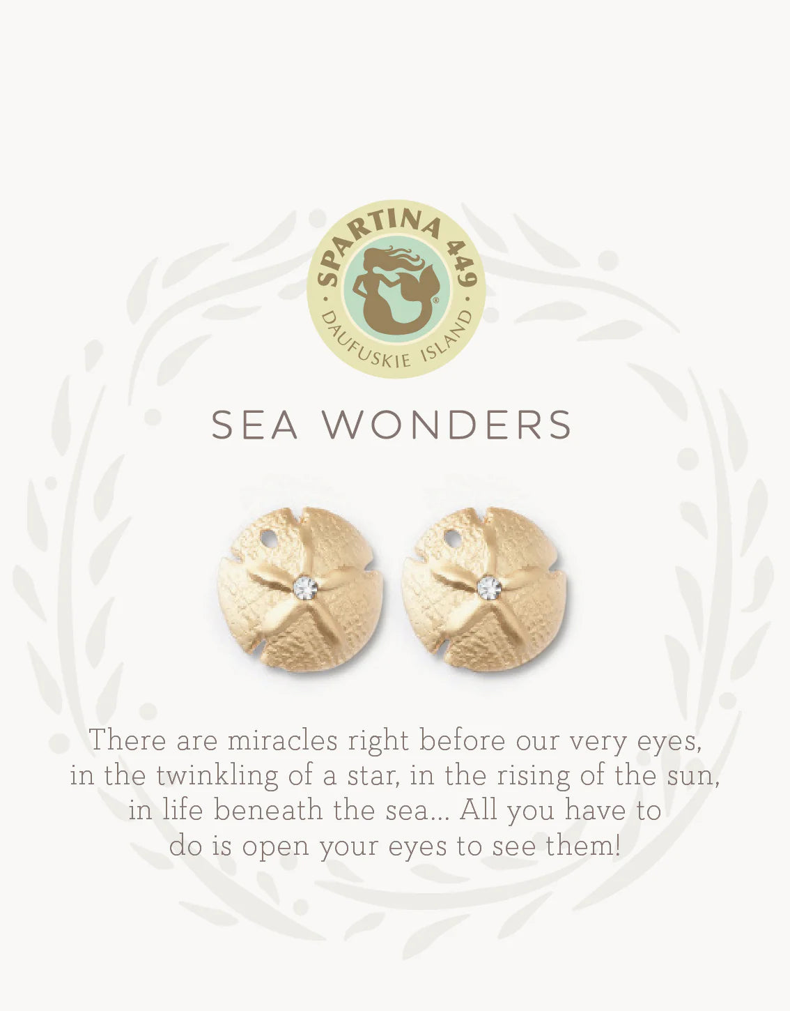 Sea La Vie Sea Wonders Stud Earrings - Gold SPARTINA Jewelry 818778