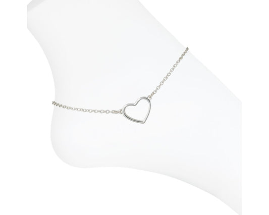 SOLO SILVER HEART ANKLET PERIWINKLE Jewelry 8360258_5