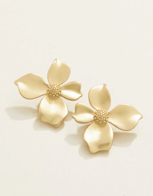 Wallflower Stud Earrings Gold SPARTINA Jewelry 967914