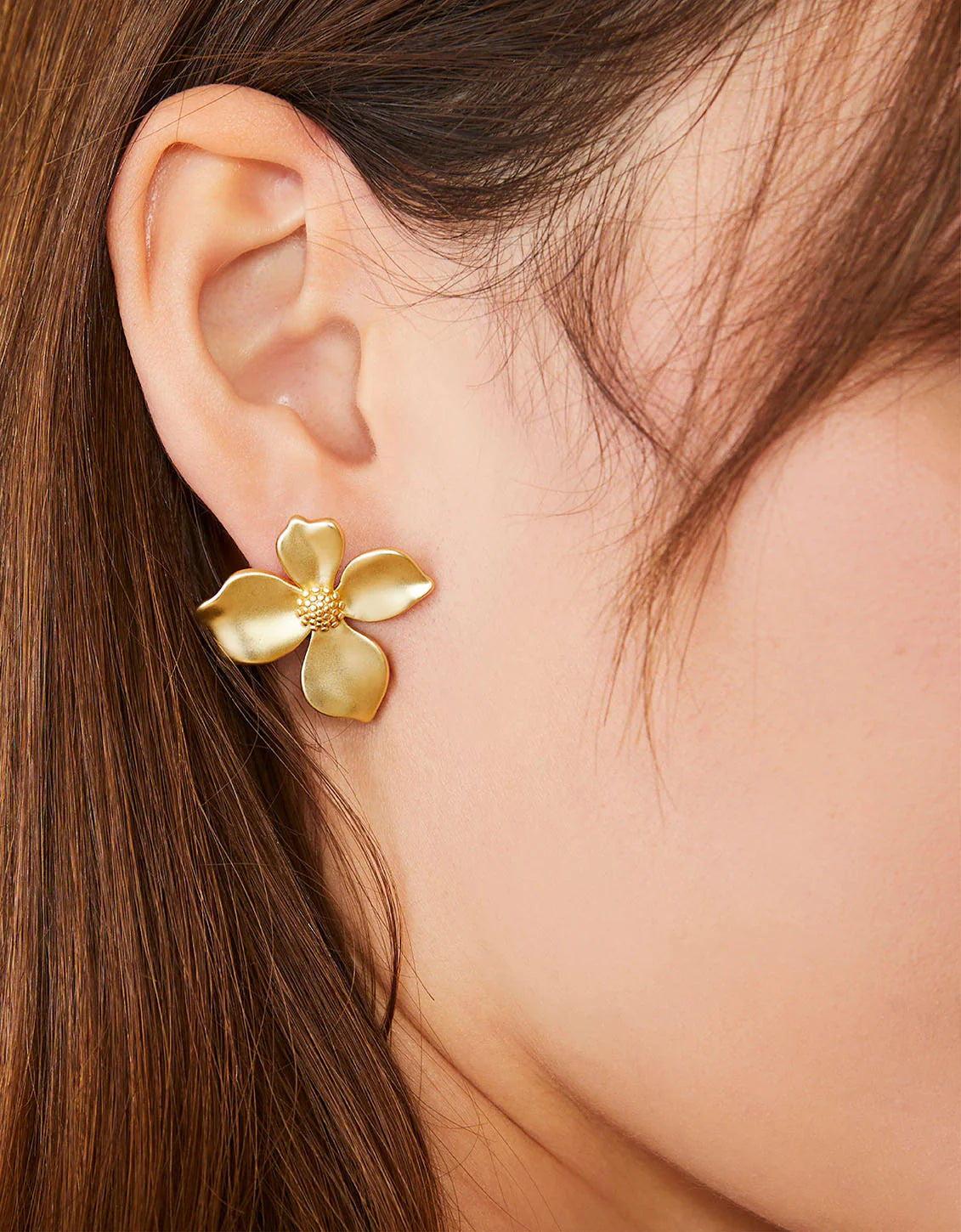 Wallflower Stud Earrings Gold SPARTINA Jewelry 967914m