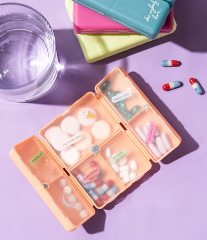 Crush Everything's Fine Pill & Vitamin Case DM Merchandising Personal Accessories 97207c2875c40c0b1f30a4b290dd7b34832c69fe819ec7918118f54c252592e4