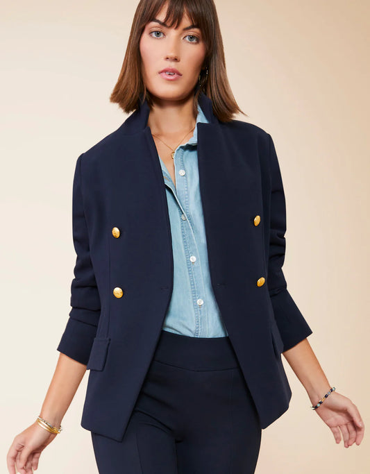 Athena Blazer Slate Blue SPARTINA Womens Apparel 976688c