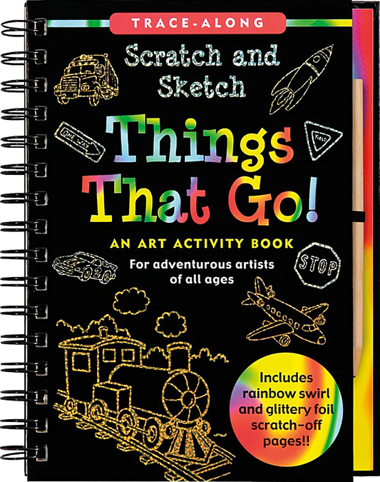 Things That Go! Scratch and Sketch Peter Pauper Press Baby 9781441303394_1800x1800_be5d6ab4-a1be-49b5-8a89-ecf766d87903