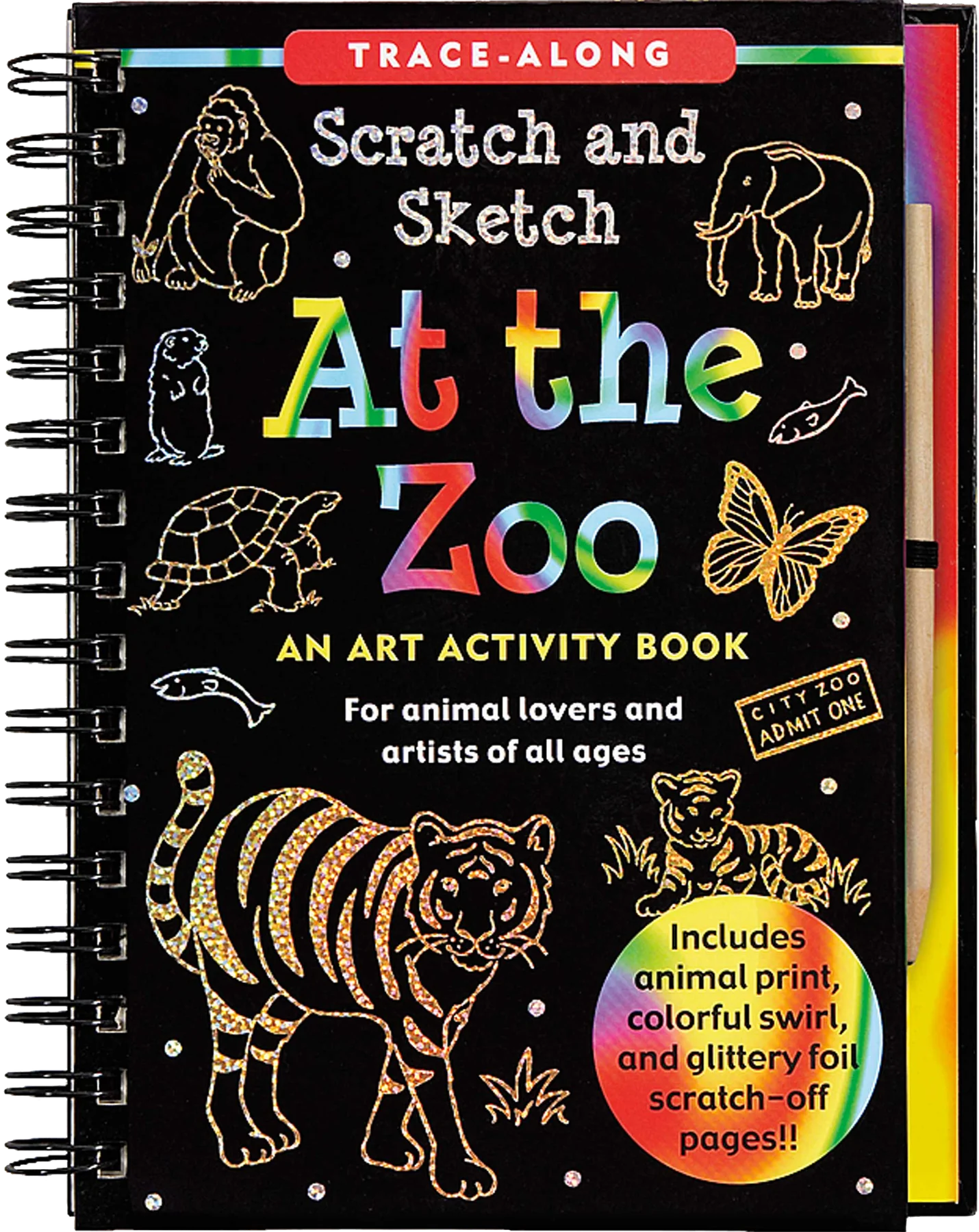 At the Zoo Scratch and Sketch Peter Pauper Press Baby 9781441305732_1800x1800_830a5fcf-5931-41fc-8eac-88410e16ec06