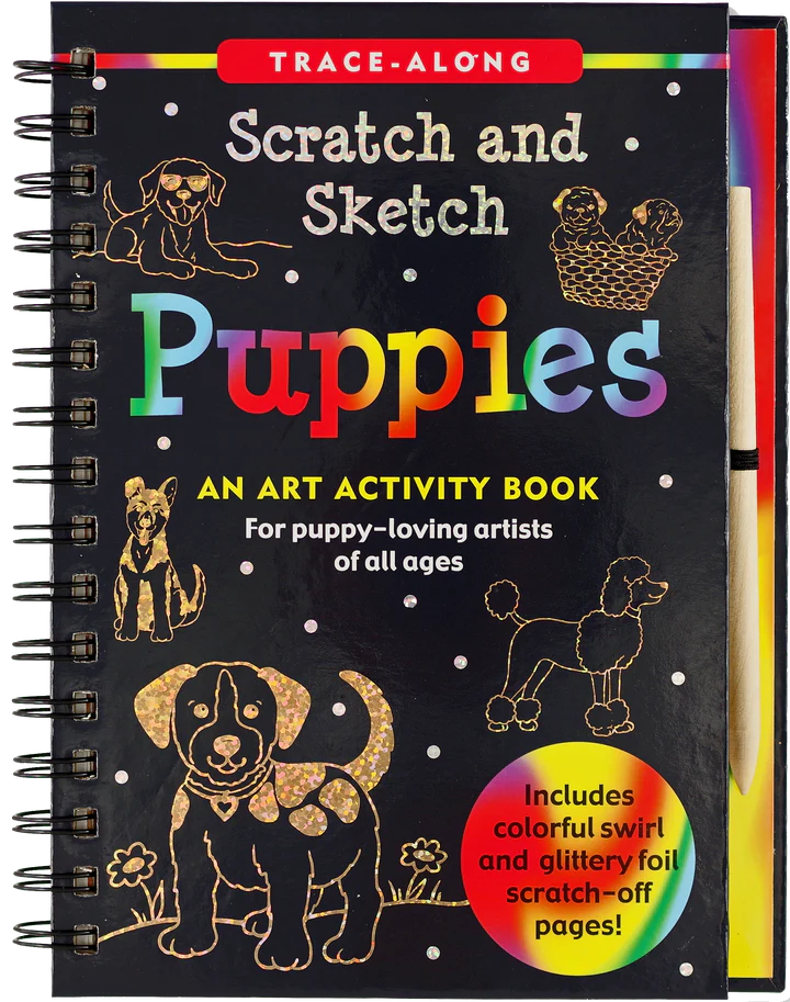 Puppies Scratch and Sketch Peter Pauper Press Baby 9781441329233_720x_13ab7598-9e13-478b-ba82-8382e06fe43b