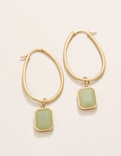 Chateau Hoop Earrings Frosty Green SPARTINA Baby 981019