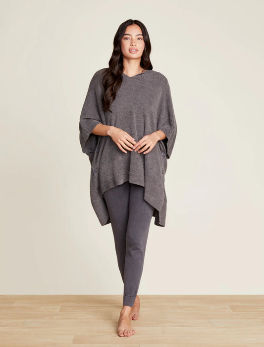 CozyChic Lite Hooded Poncho - Mineral