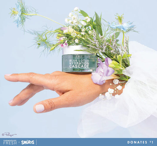 Blue Lotus Hydration Cascade Gelée Moisturizer FARMHOUSE FRESH Spa Blue-Lotus-Hydraion-cascade-3-donates_720x_f5b8555d-5498-4311-a258-c0b0eb291eea