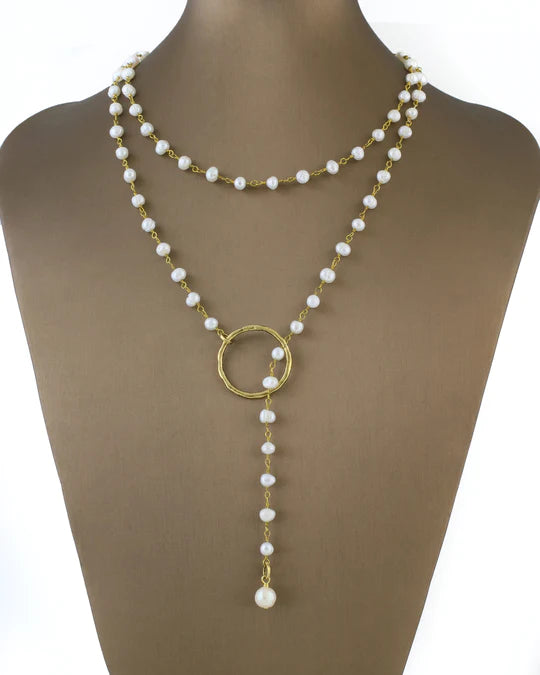 Christina Necklace - Pearl