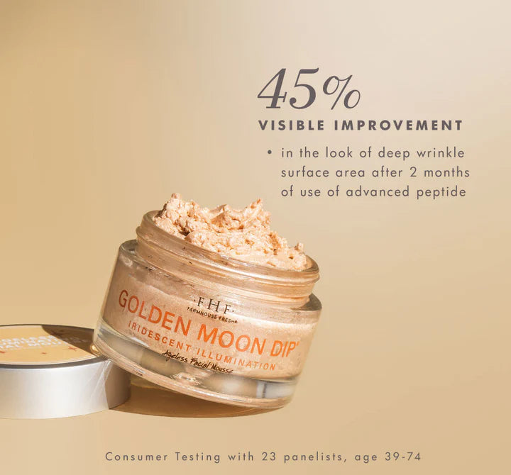 Golden Moon Dip Illumination Mousse with Retinol + Wrinkle-Targeting Peptides