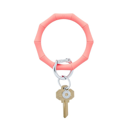 Silicone Big O Key Ring - Coral Reef Bamboo Oventure PERSONAL ACCESSORIES Coral-Reef-Bamboo-Silicone-Big-O