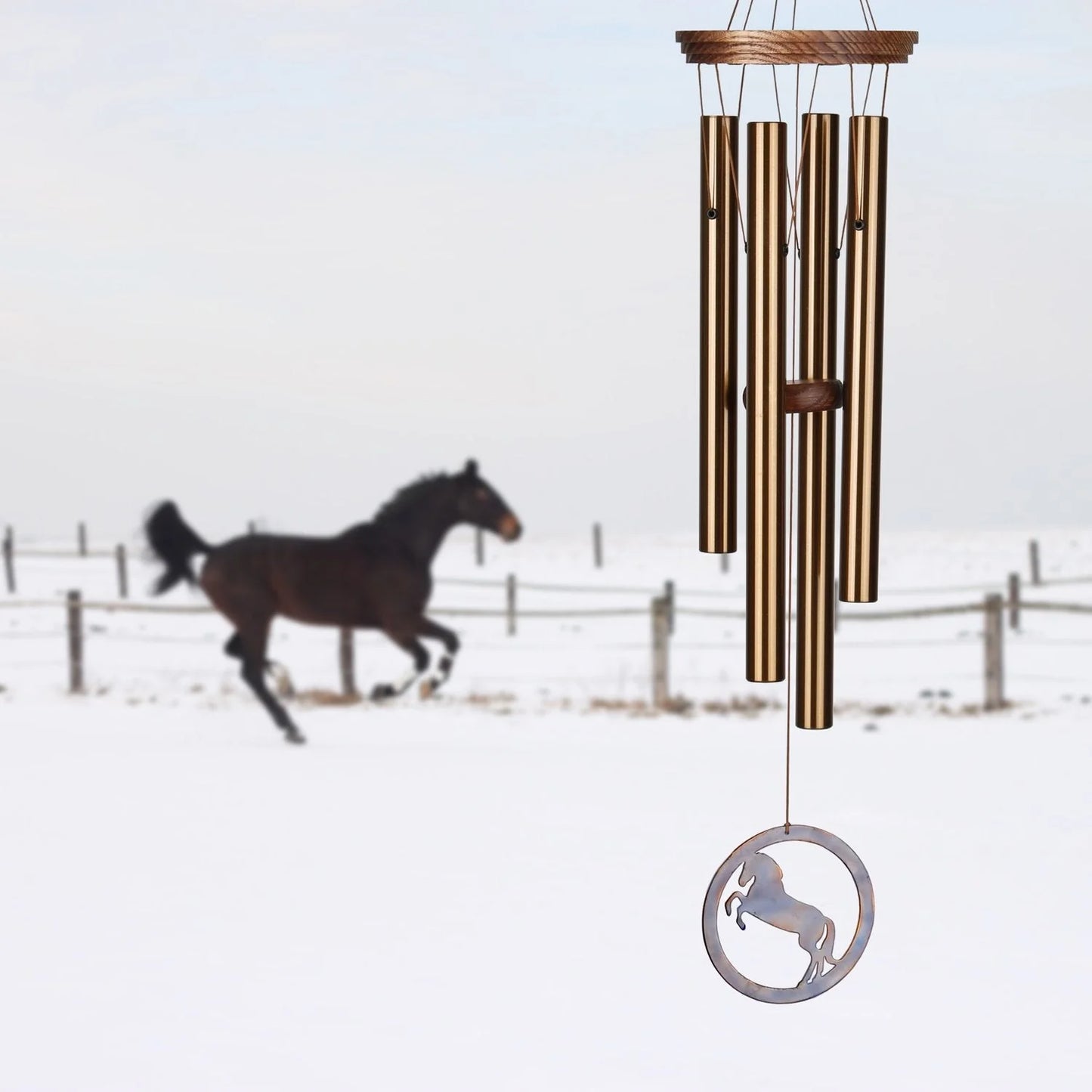 Equestrian Spirit Chime Woodstock Chimes Home ESC-lifestyle_2607a467-cb06-4696-ac69-a114b0ca59de