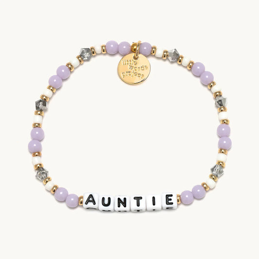 Auntie- Family Bead Pattern: Lavendar Haze Little Words Project Jewelry FamilyAuntieWeb-2