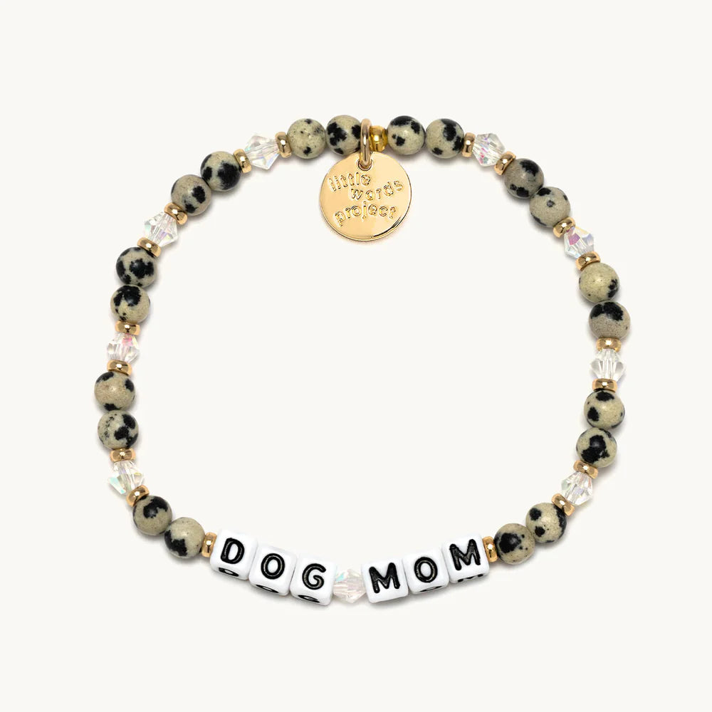 Dog Mom- Family Bead Pattern: Cookies and Cream Little Words Project Jewelry FamilyDogMomWeb-2