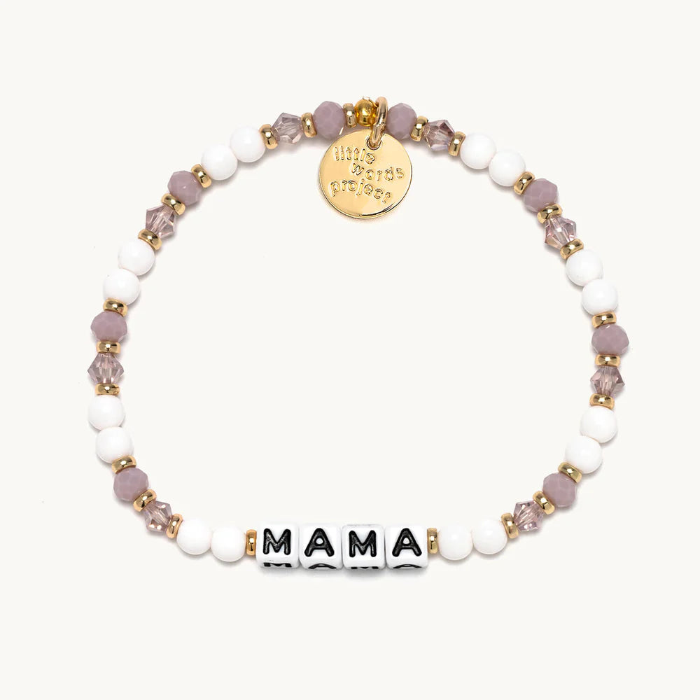 Mama- Family Bead Pattern: Lavender Latte Little Words Project Jewelry FamilyMamaWeb-2