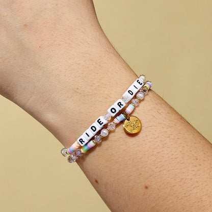 Ride or Die- Friendship Bead Pattern: Soft Serve Little Words Project Jewelry Friendship-RideorDiePDP